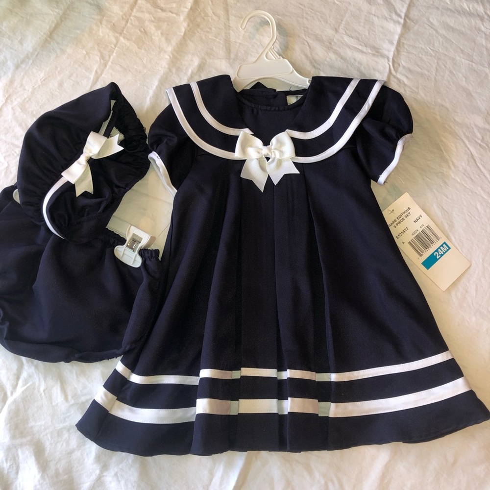 Rare editions 3 piece dress set